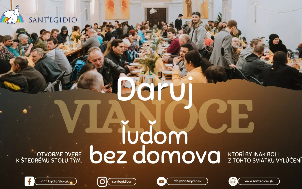 Daruj Vianoce ľuďom bez domova 2025