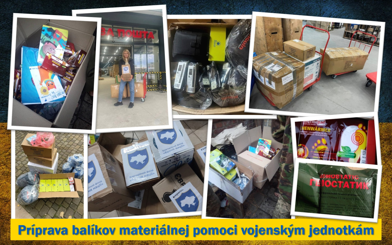 Podporme oslobodzovanie Ukrajiny – materiálna pomoc vojakom
