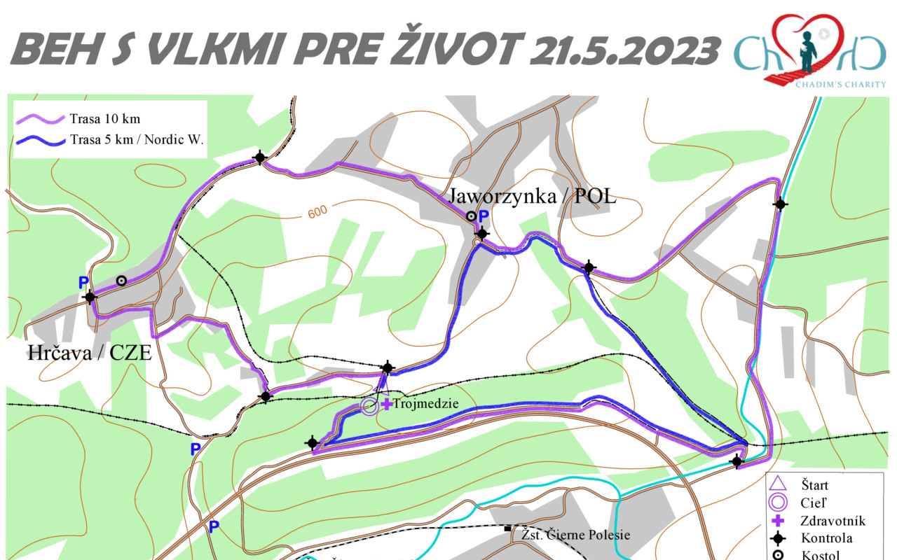 Podporte Benefičný beh cez tri štáty- BEH S VLKMI PRE ŽIVOT