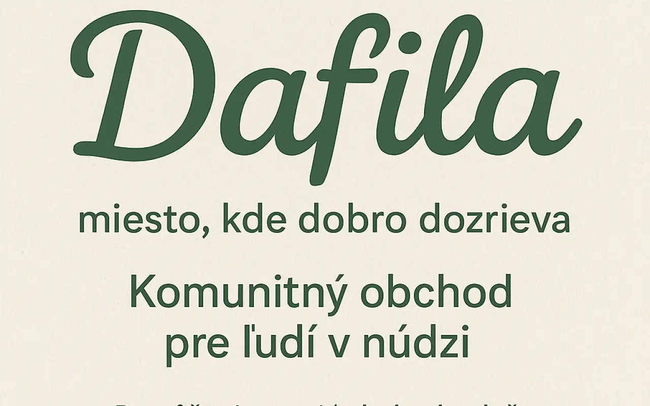Pomôžme spustiť komunitný obchod v Považskej Bystrici pre ľudí v núdzi