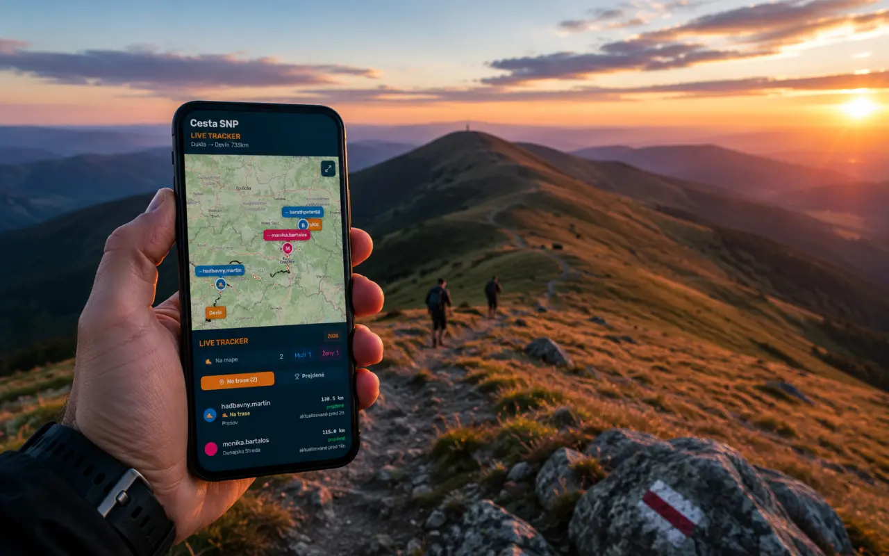 Cesta SNP App | Vytvorme pomôcku pre najdlhšiu turistickú trasu Slovenska