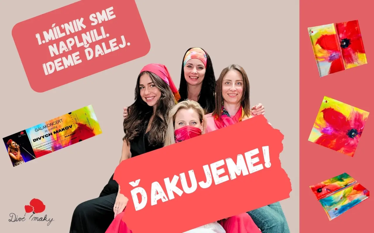Oslávte s nami 20 rokov Divých Makov a podporte vzdelávanie rómskych detí!