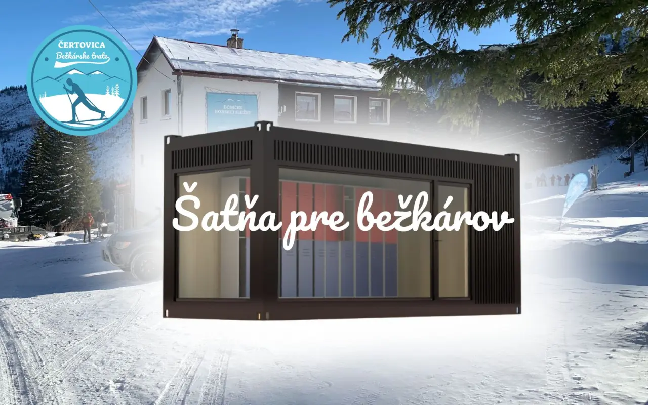 Prvý priestor pre bežkárov na Čertovici - zázemie na horách