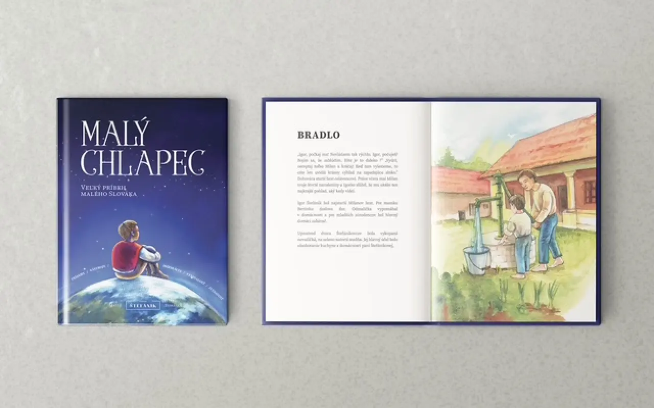 Kniha Malý Chlapec - viac ODKAZu M.R.Štefánika do našich životov