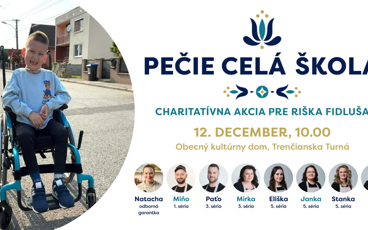 Sladká pomoc pre Riška a jeho rodinu