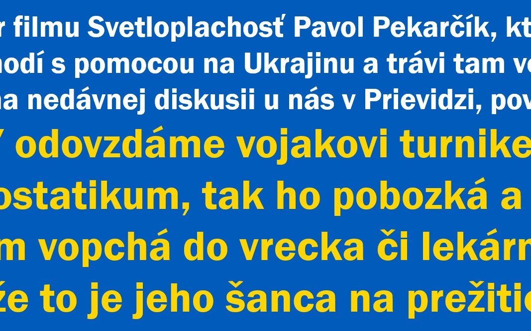 Symbolická káva? Vašich 10 € pomôže v Ukrajine zachrániť život!