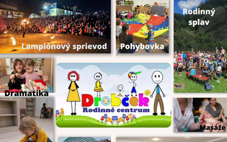 Podporme rodinné centrum Drobček