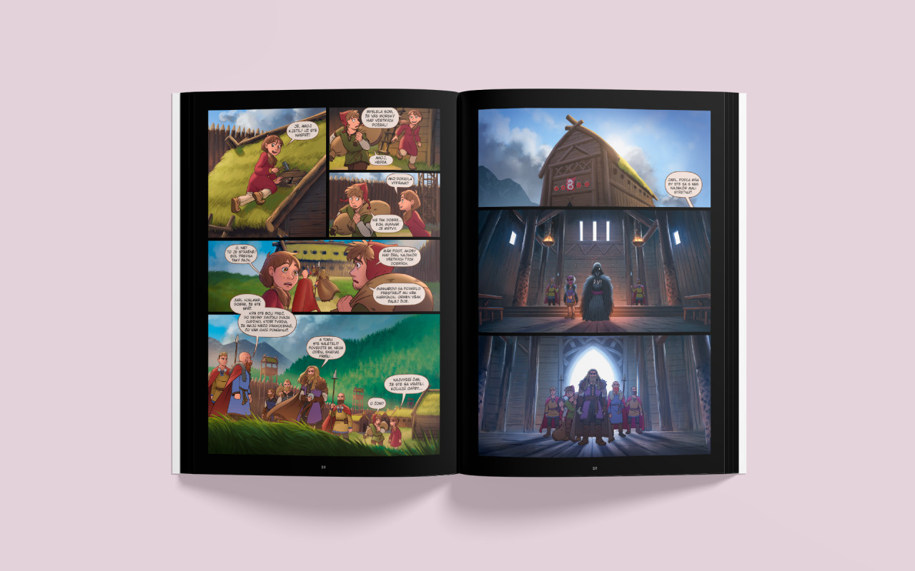 Podporte deti v čítaní - získajte komiks Polárna žiara Veštica a Vikingovia