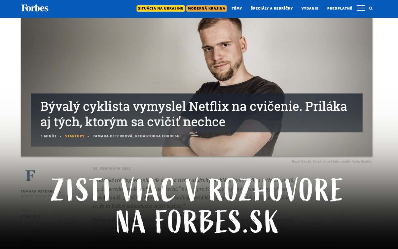 Pomôž vytvoriť tréningovú aplikáciu Vyskilluj, s ktorou bude cvičenie zábavou!