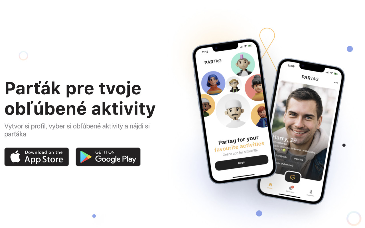 ParTag - Buduj komunitu aktívnych ľudí / Create a community of engaged people