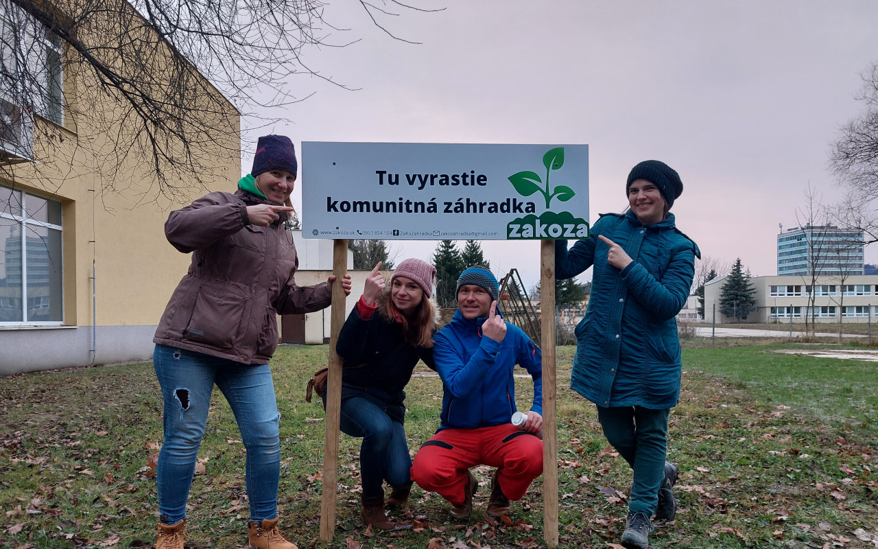 Vytvorme záhradu medzi panelákmi v Žiline