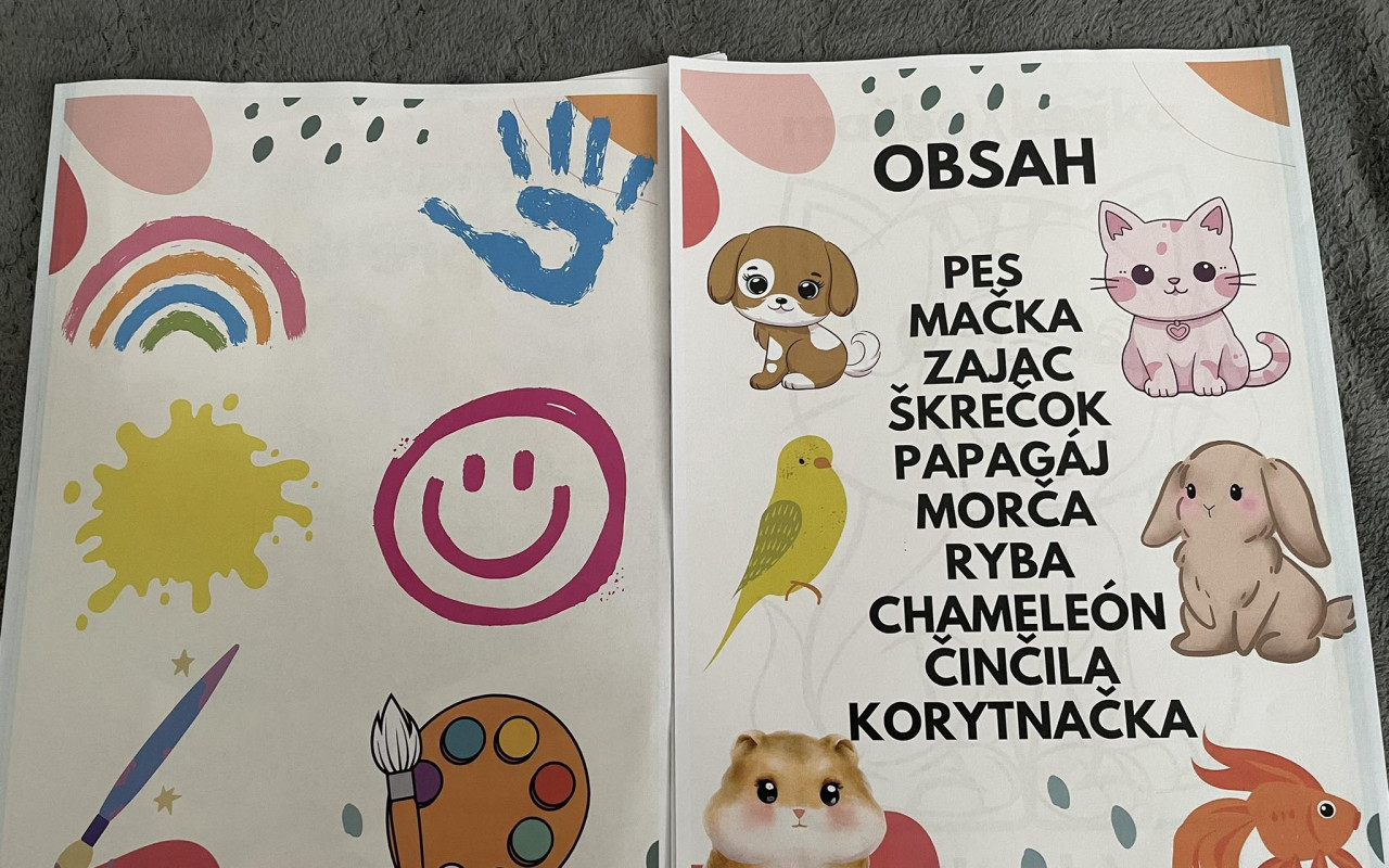 Podporte vydanie vzdelávacích omaľovániek pre najmenších