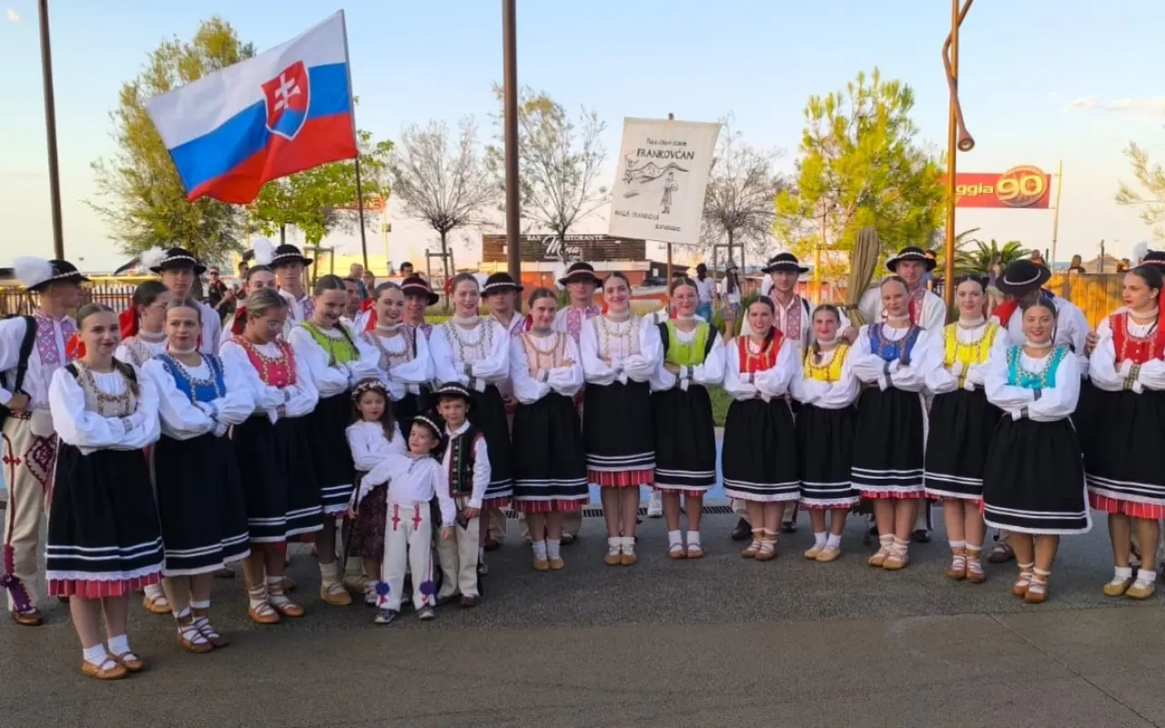 Podpora FS Frankovčan - goralský folklór na festivale v Taliansku
