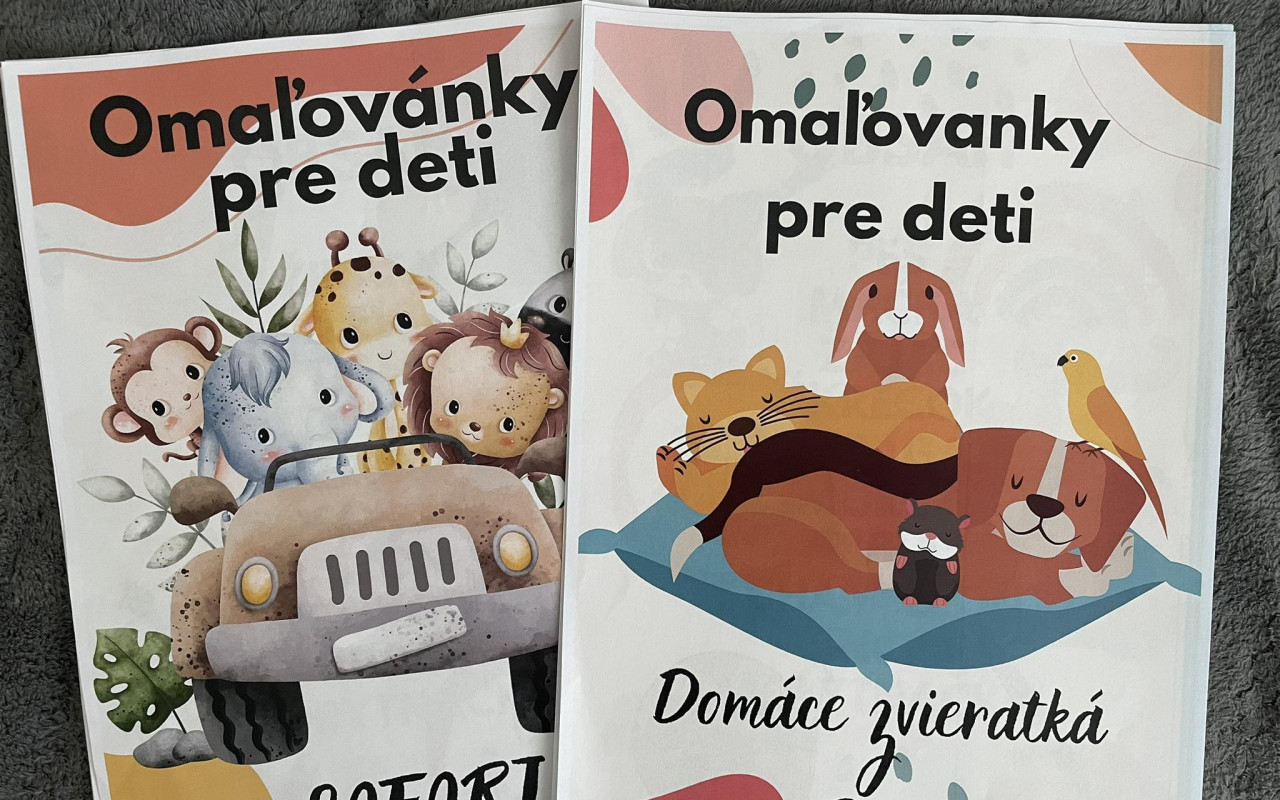 Podporte vydanie vzdelávacích omaľovániek pre najmenších
