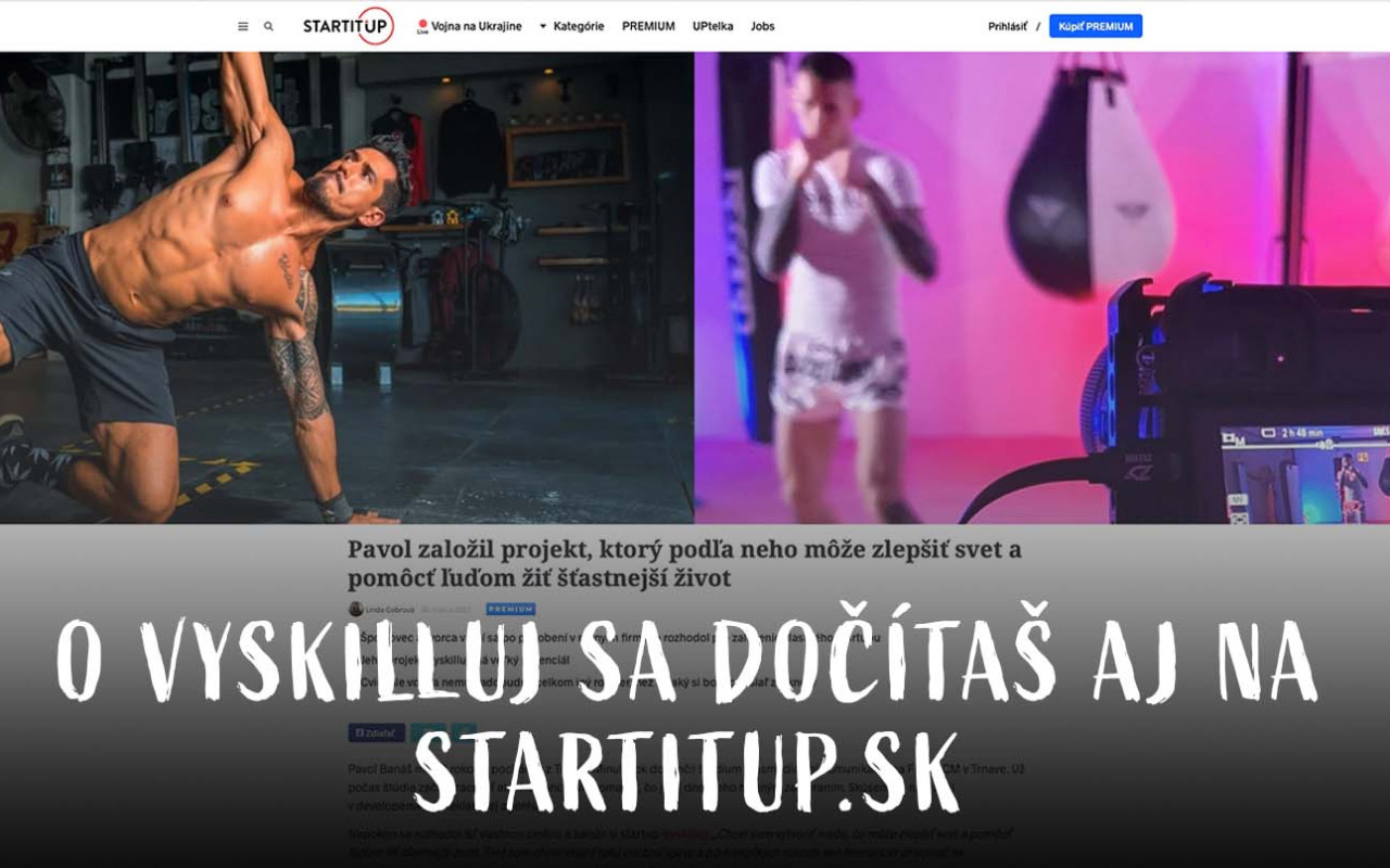 Pomôž vytvoriť tréningovú aplikáciu Vyskilluj, s ktorou bude cvičenie zábavou!