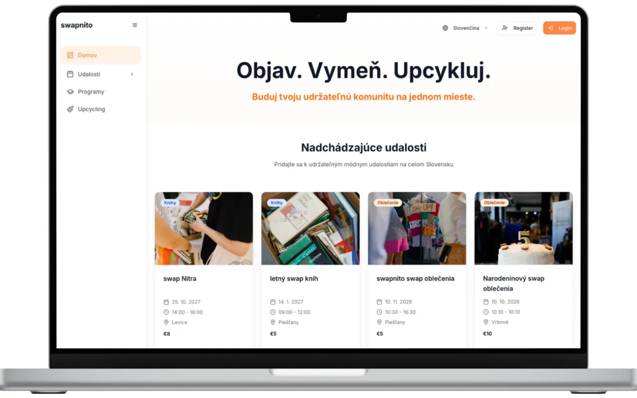 swapnito | Podpor vznik platformy, ktorá pomôže rozšíriť swapy po celom Slovensku