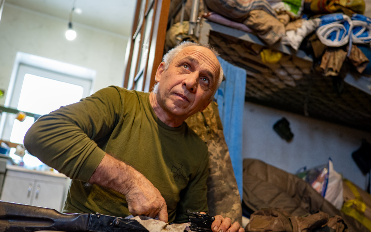 Kamarát Saňa rozváža dobro na východe Ukrajiny