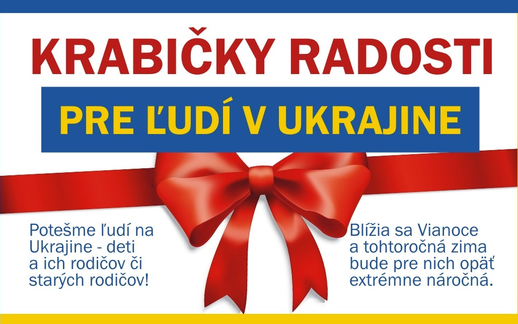 Krabičky radosti pre ľudí v Ukrajine – opäť potešme deti a dospelých, aj vojakov