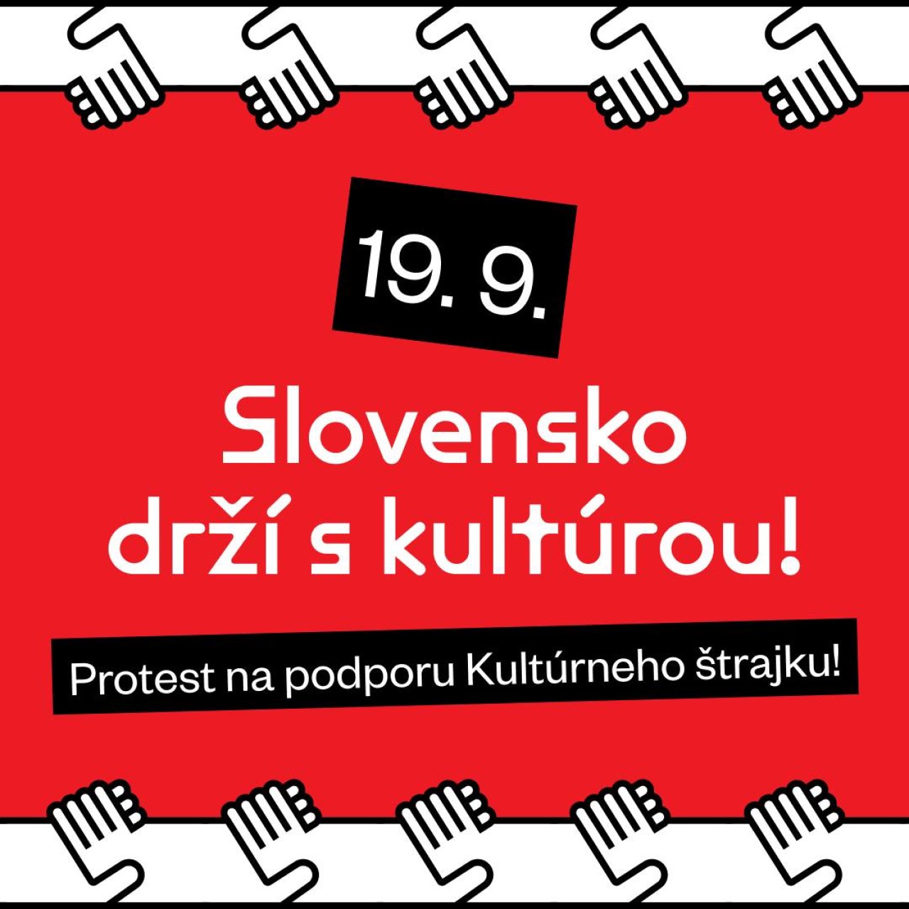 Je najvyšší čas. Zachráňme kultúru na Slovensku!