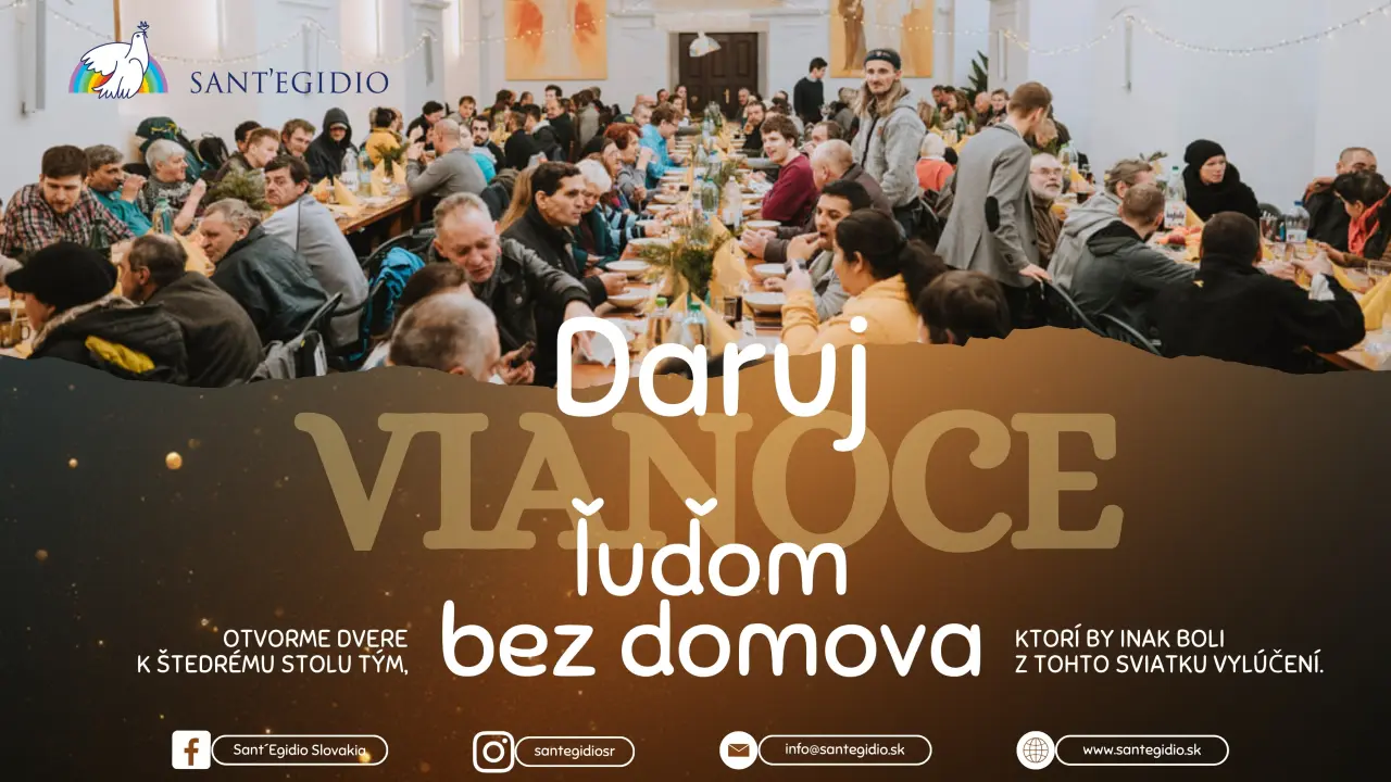 Daruj Vianoce ľuďom bez domova 2025