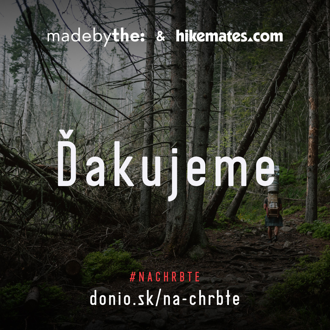 Na Chrbte: Podpor knihu o tých, čo si naň nakladajú o niečo viac