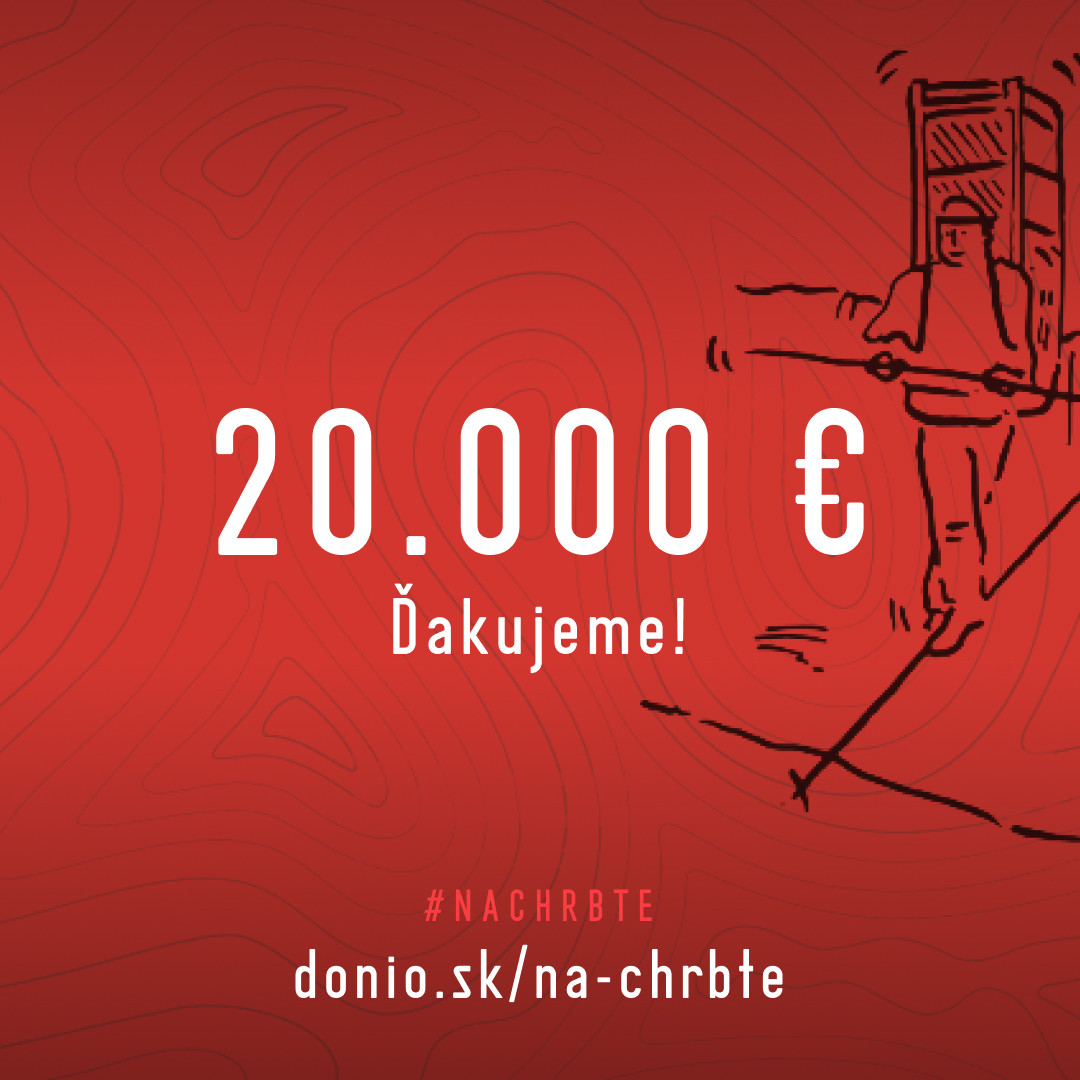 Na Chrbte: Podpor knihu o tých, čo si naň nakladajú o niečo viac