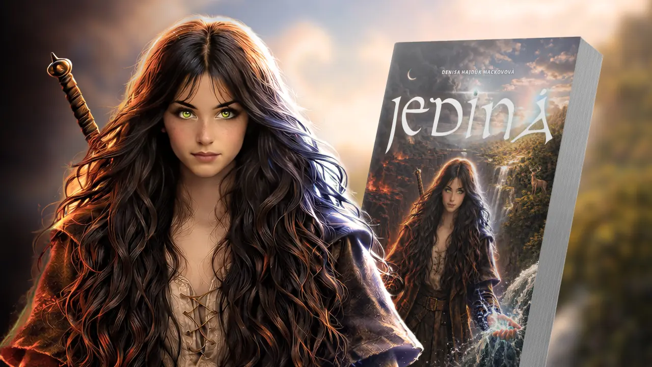 Obálka slovenskej fantasy knihy JEDINÁ od Denisa Hajdúková — Donio zbierka