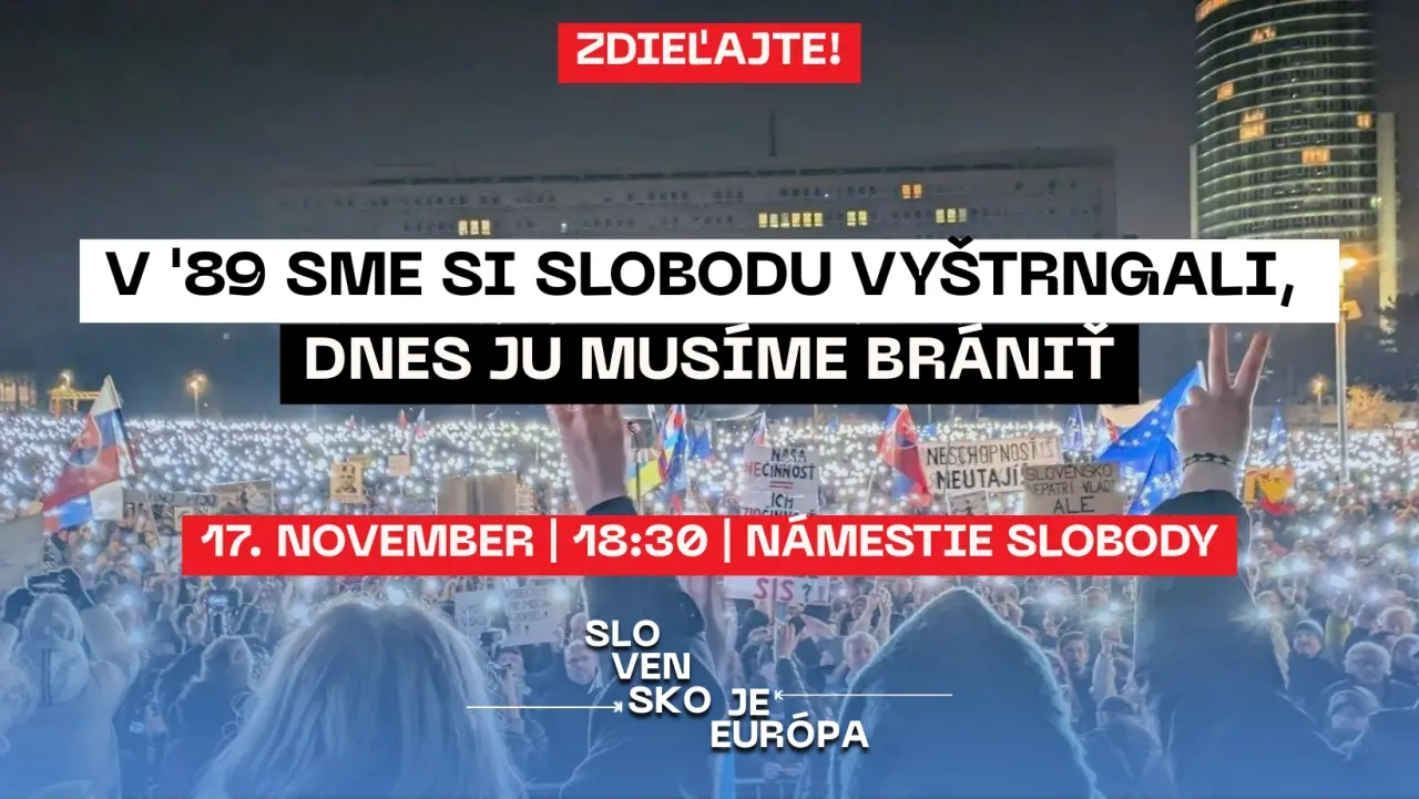 Podporili ste demokraciu na Slovensku