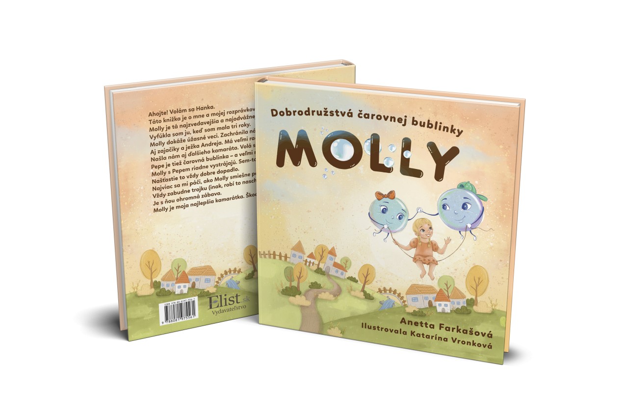 Podporte vydanie knižky Dobrodružstvá čarovnej bublinky Molly