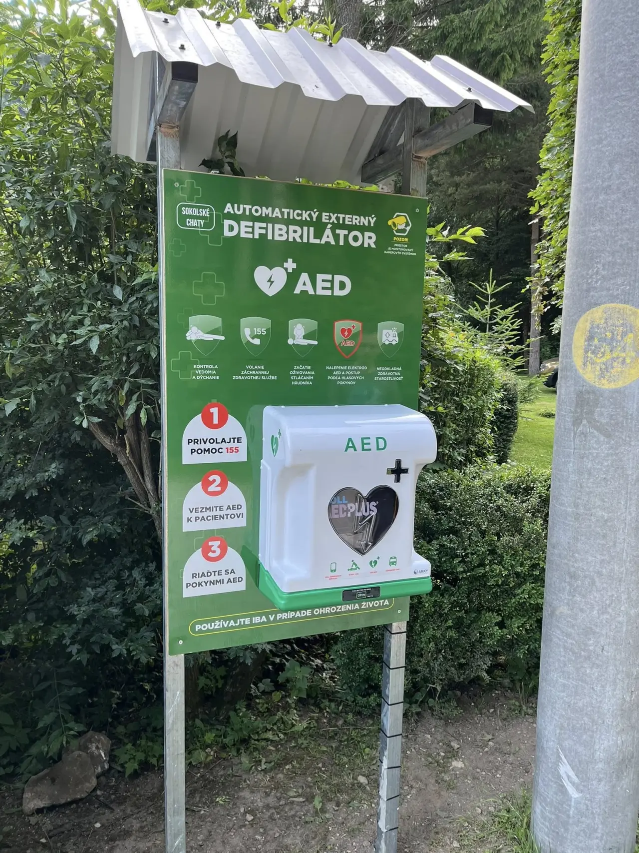 Pomôžme zakúpiť AED pre Sokolské chaty