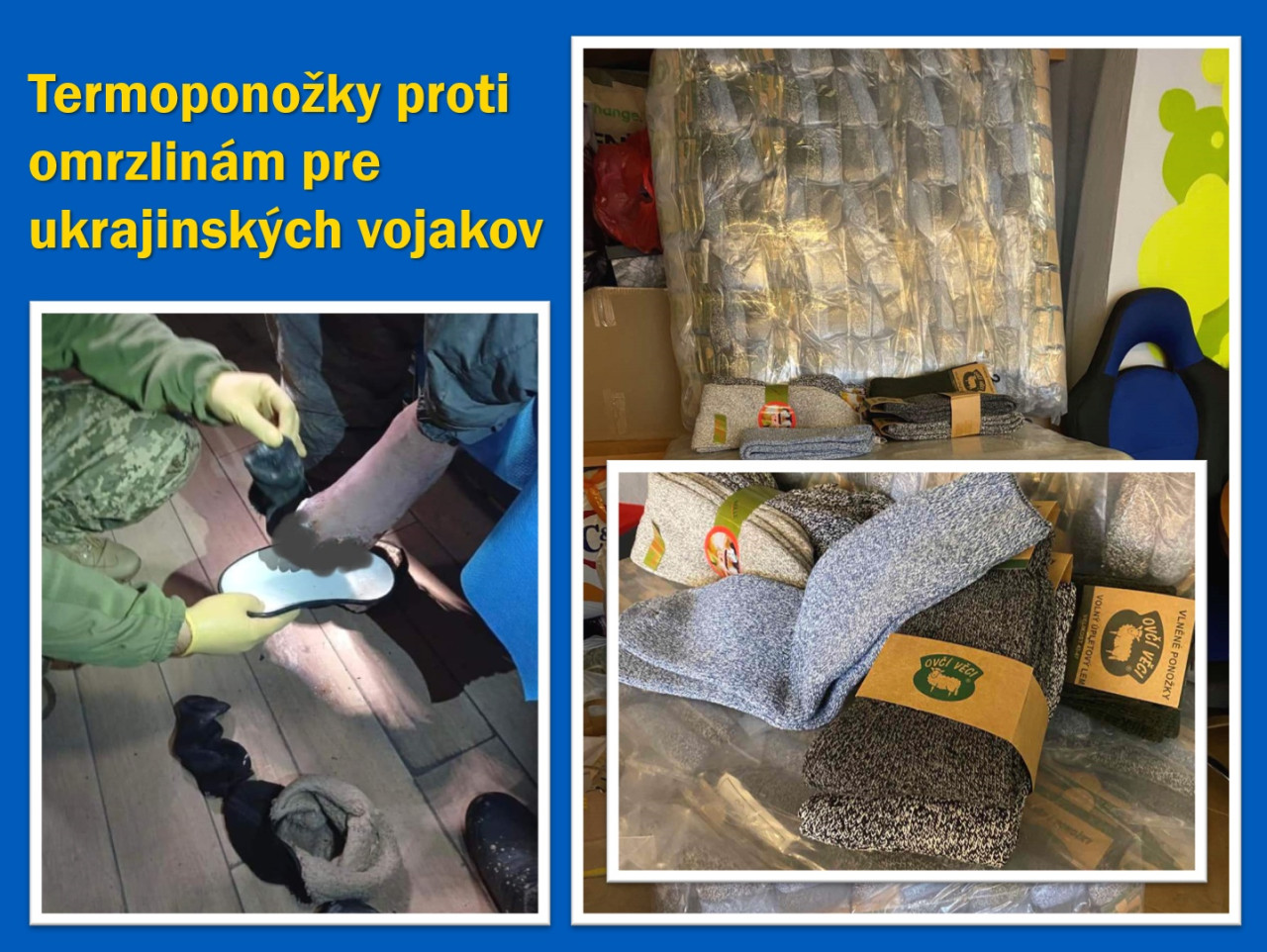 Kvalitné termoponožky pomôžu ukrajinským vojakom v náročných podmienkach