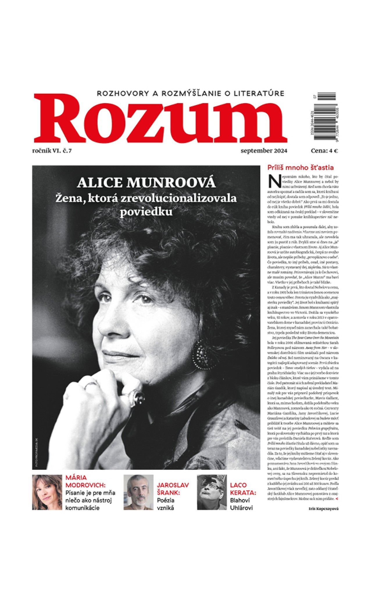 Sloboda Rozumu! - podporte literárny časopis
