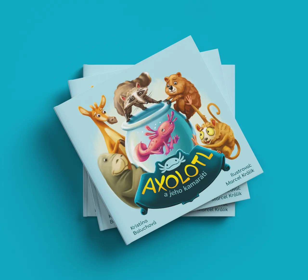 Podporili ste vznik knižky o Axolotlovi a jeho kamarátoch