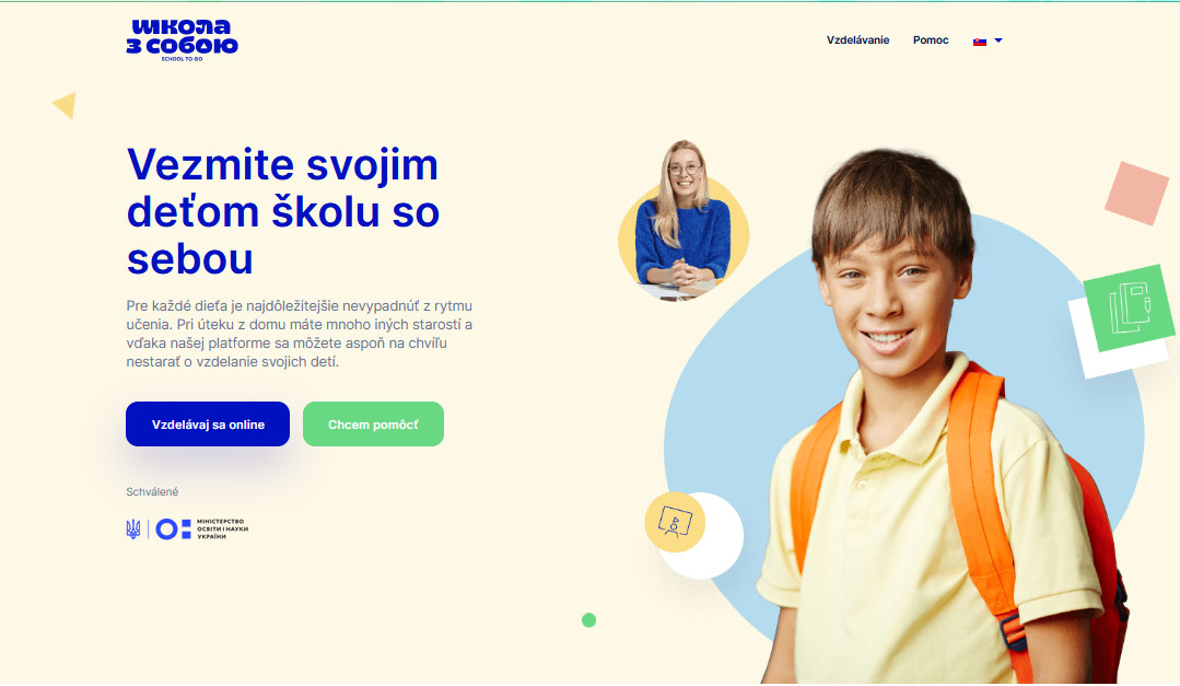 SchoolToGo - ukrajinská online škola v zahraničí