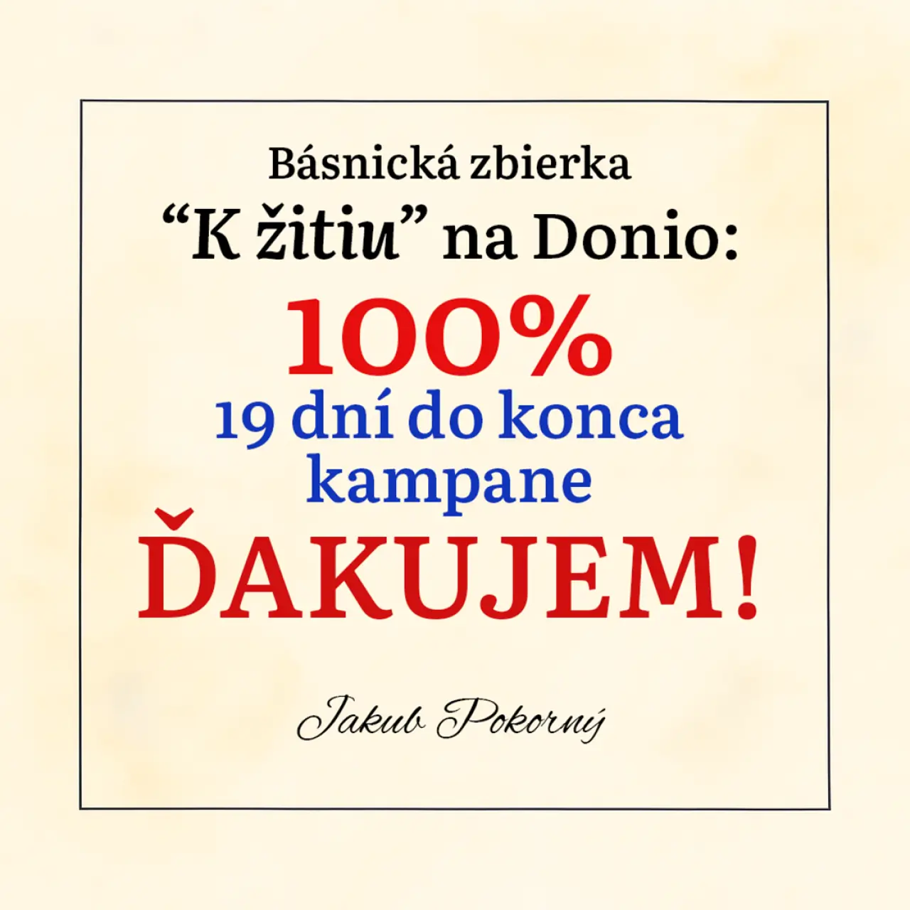 Podporili ste slovenskú poéziu