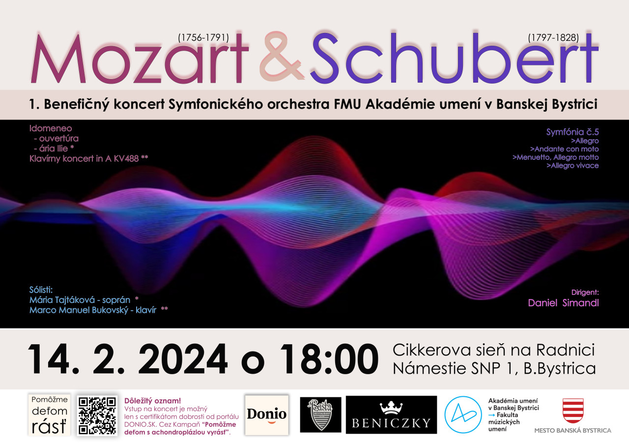Pomôžme deťom s achondropáziou vyrásť: príďte na Benefičný symfonický koncert