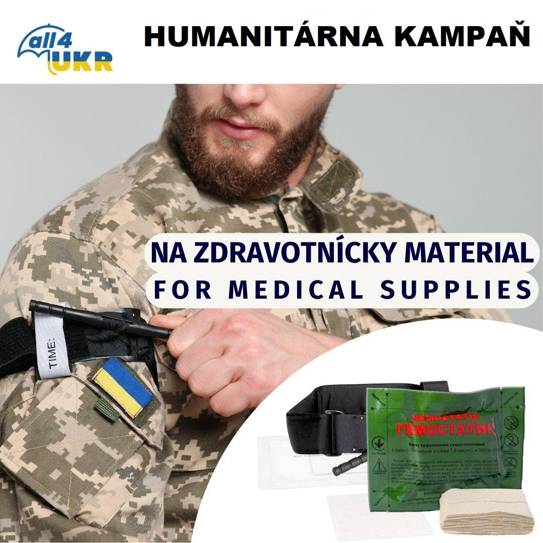 Pomôžme zabezpečiť zdravotnícky materiál