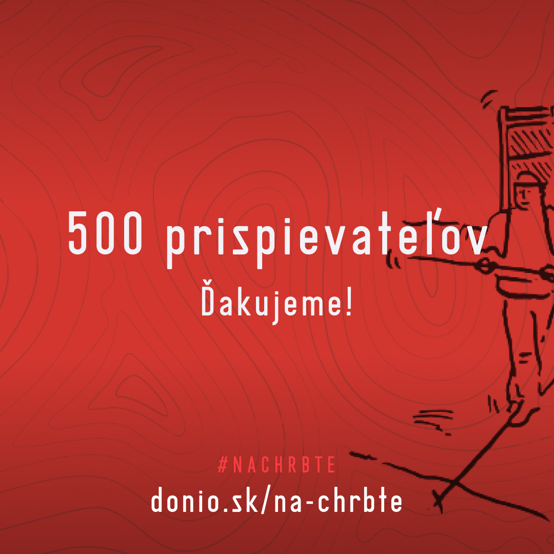 Na Chrbte: Podpor knihu o tých, čo si naň nakladajú o niečo viac
