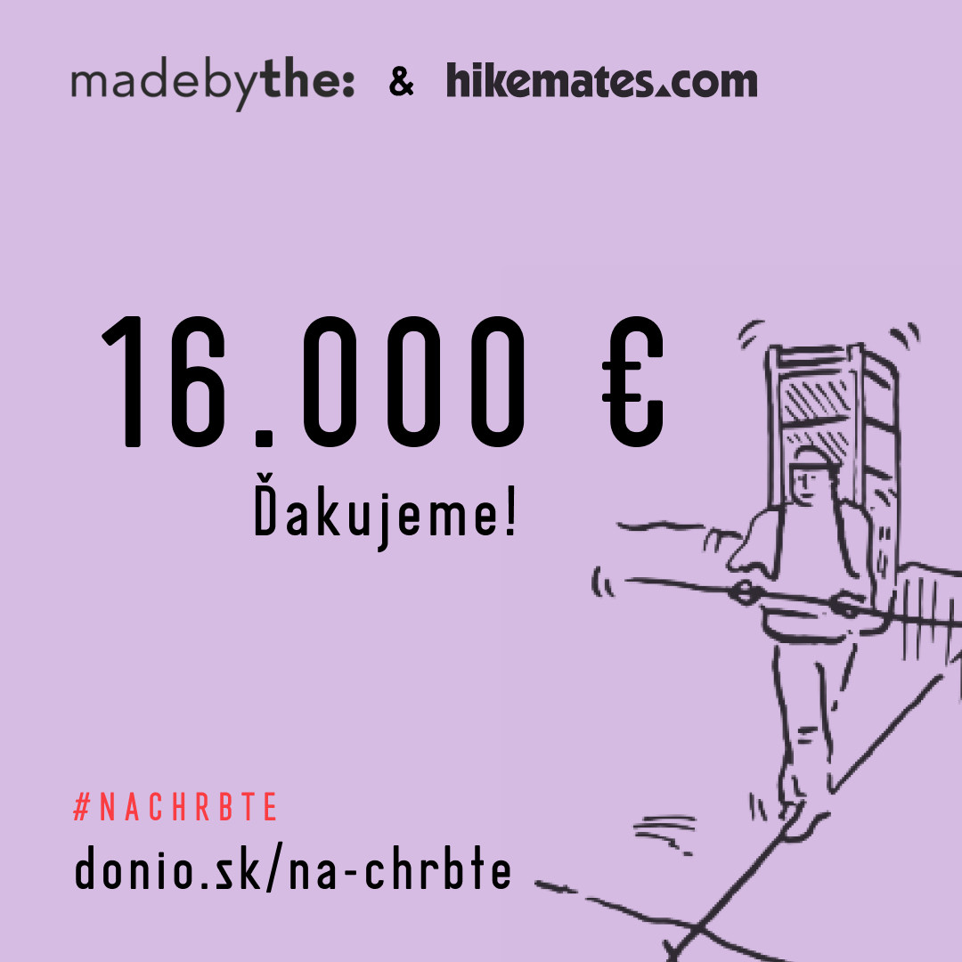 Na Chrbte: Podpor knihu o tých, čo si naň nakladajú o niečo viac