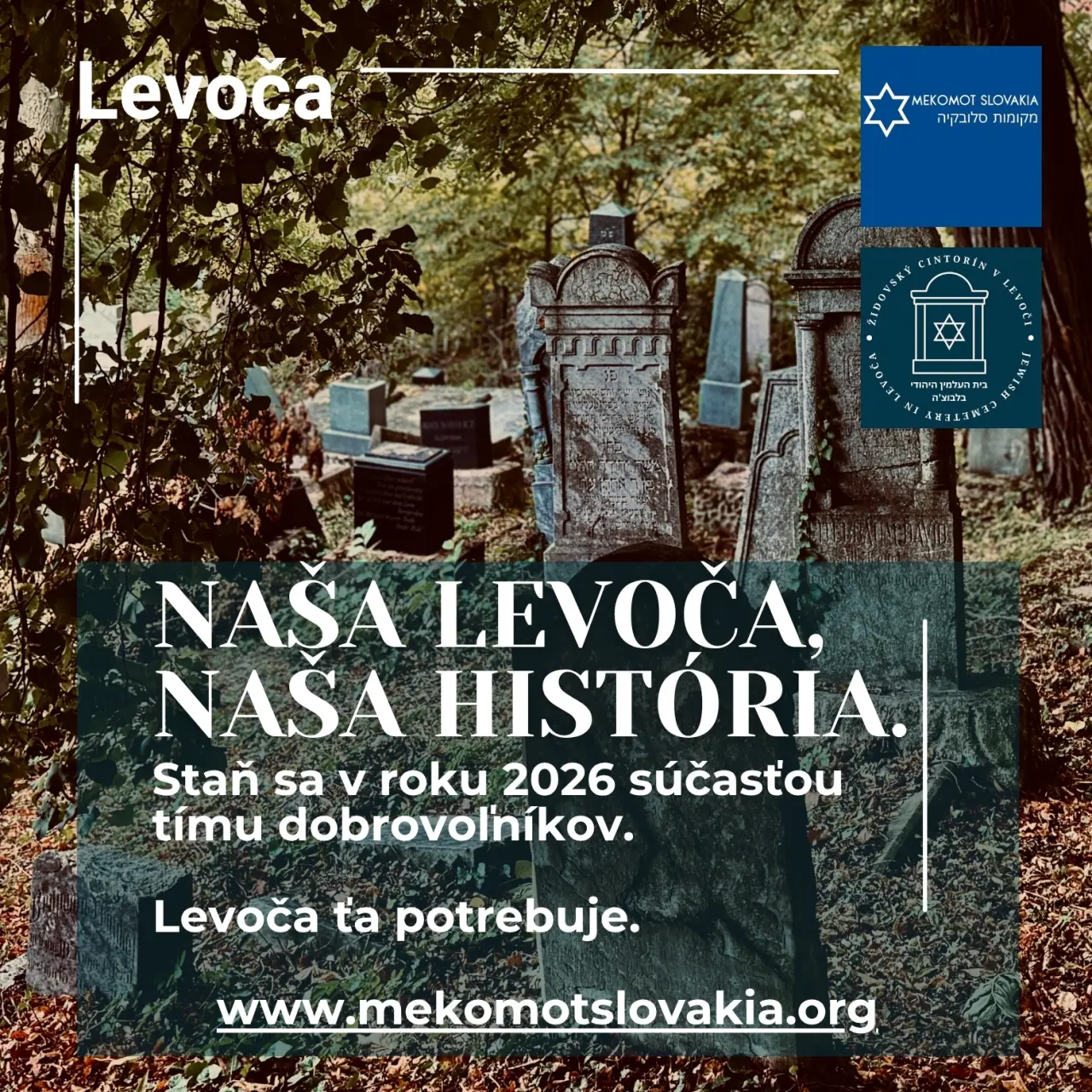 Zachráňme židovský cintorín v Levoči