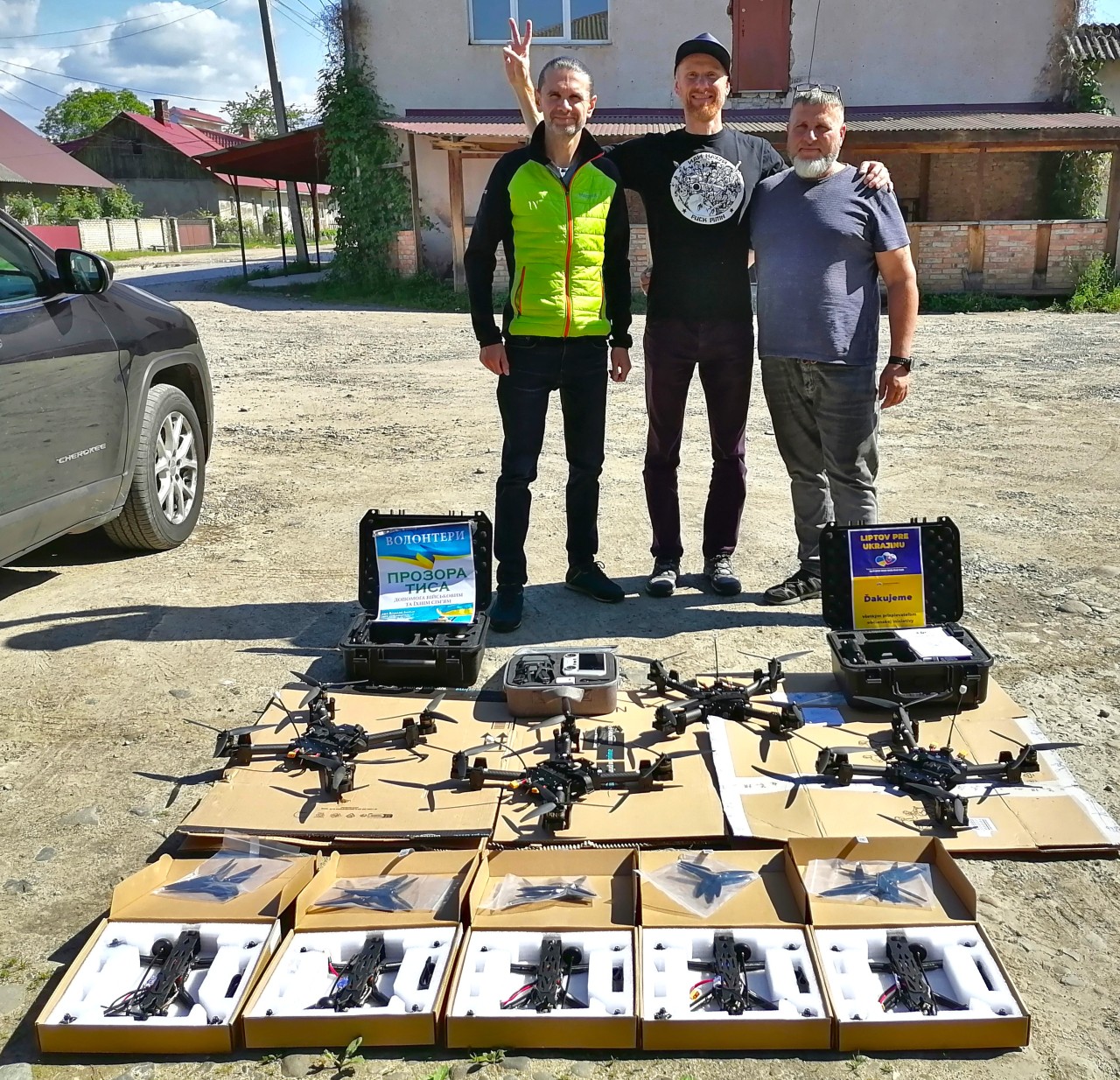 DRUHÁ LETKA DRONOV PRE UKRAJINU. Pomôžme 57., 128. a prezidentskej brigáde