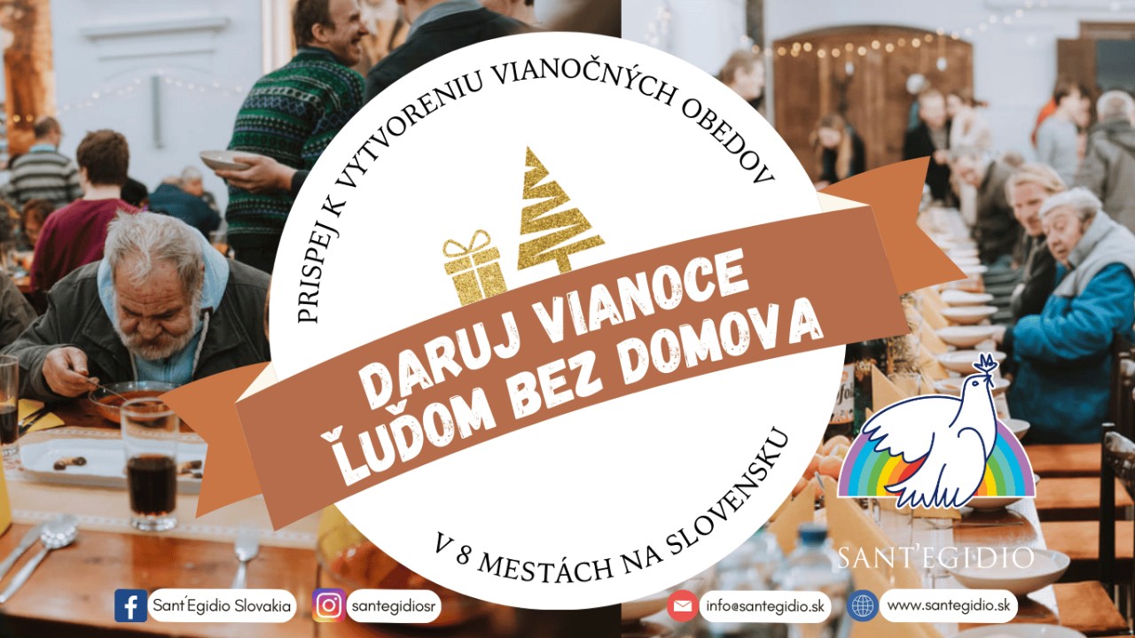 Daruj Vianoce ľuďom bez domova 2024