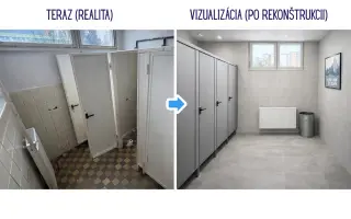 Malá potreba, veľká zmena. Pomôžte zmeniť školské toalety k lepšiemu