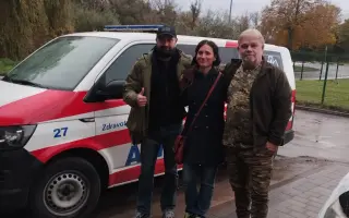 Pošli sanitku na Ukrajinu Pošli sanitku na Ukrajinu