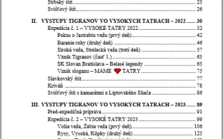 Podporte Tigranov a získajte knihu o ich trojročnej ceste po štítoch Tatier