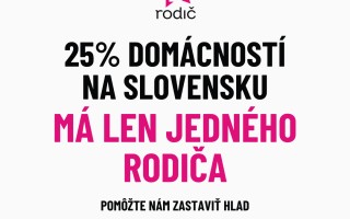 JEDEN RODIČ | Pomôžte nám zastaviť hlad v jednorodičovských rodinách