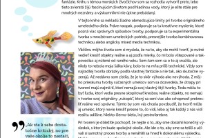 Podporte vznikajúcu umeleckú knihu Morské živočíchy kombinovanou technikou