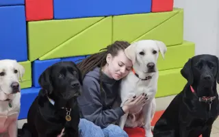 Darujme Saške s neliečiteľným genetickým ochorením asistenčného psa