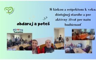 Obdaruj a poteš na deň #GivingTuesday 3.12.2024