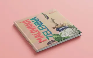 Kniha "Maľovaná zelenina" | ukážme deťom skutočnú zeleninu :)